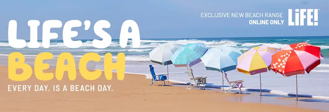 LiFE Everyday Is a Beach Day billboard, Georges Hall NSW