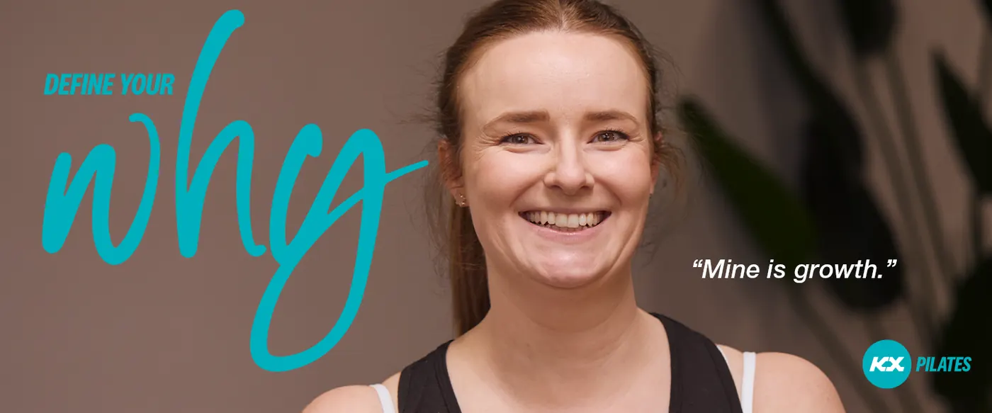 KX Pilates Define Your Why billboard 3